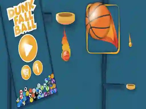Dunk Fall Ball — free online game