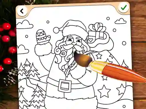Christmas Coloring Game — free online game