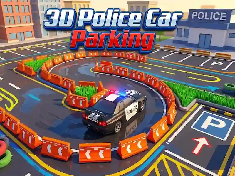Joc 3D Police Car Parking en línia