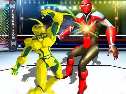 Permainan Robot Ring Fighting Wrestling Games talian