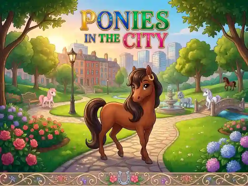 Trò chơi Ponies in the city trực tuyến