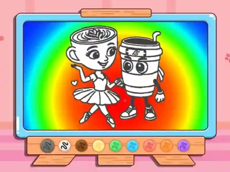 Coloring Book: Cappuccina Assassino Love Story — libreng online na laro