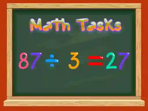 Math Tasks True or False — free online game