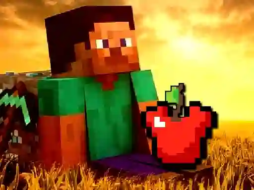Mineblox Apple Shooter — free online game