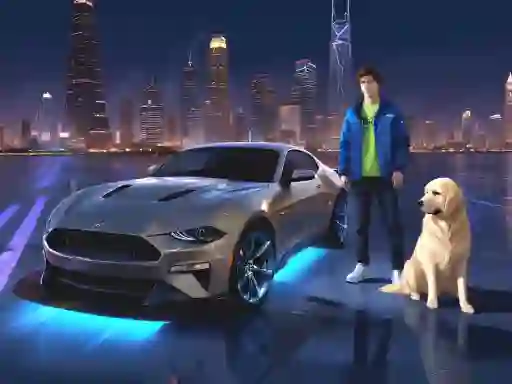 Mustang City Driver — free online game