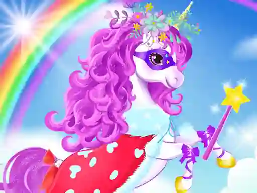 Baby unicorn dress up — free online game