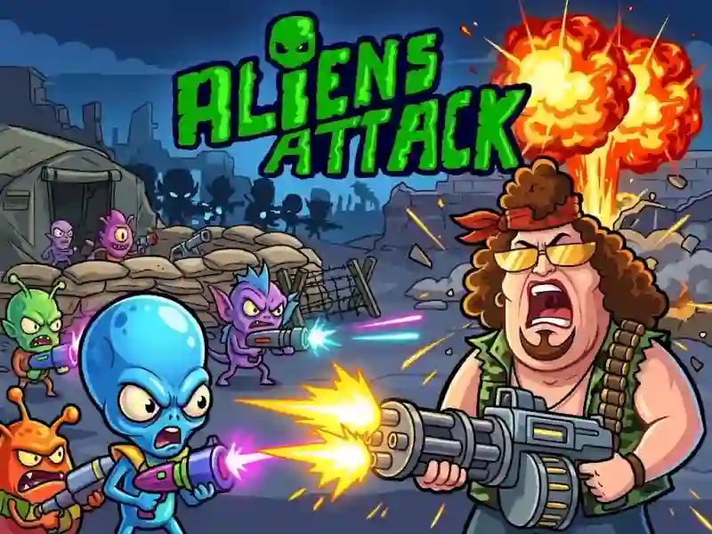 თამაში Aliens Attack ონლაინ