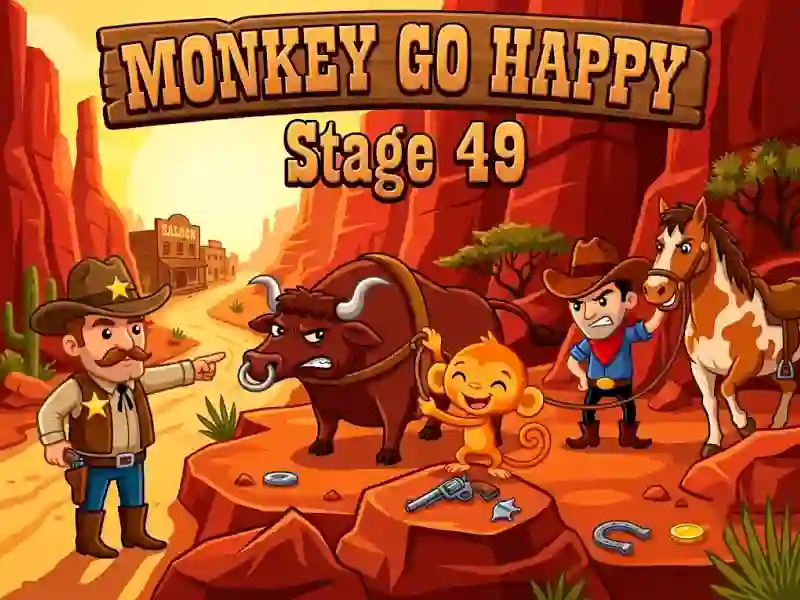 Monkey Go Happy Stage 49 — безкоштовна онлайн гра
