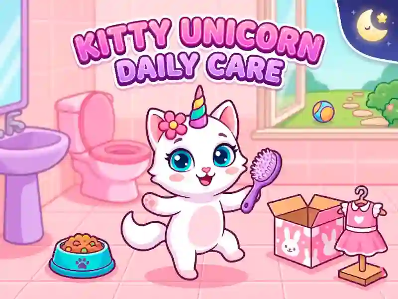 Trò chơi Kitty Unicorn Daily Care trực tuyến