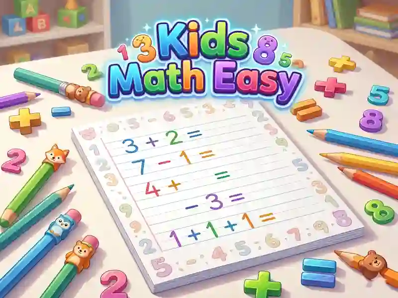 بازی Kids Math Easy آنلاین