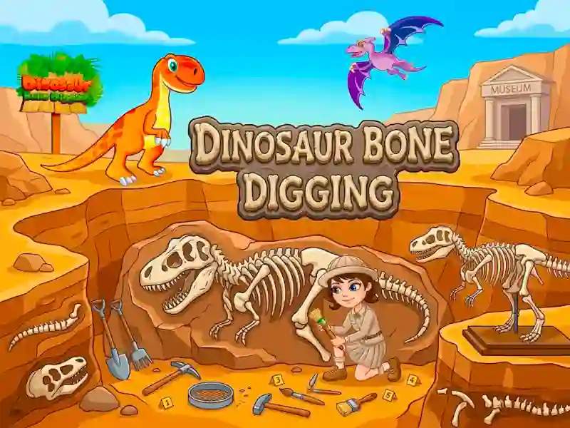 Dinosaur Bone Digging — free online game