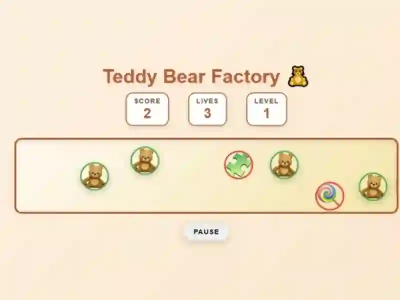 Teddy Bear Factory — jogo online grátis