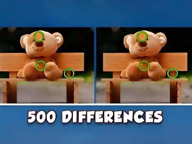 Гульня Find 500 Differences онлайн