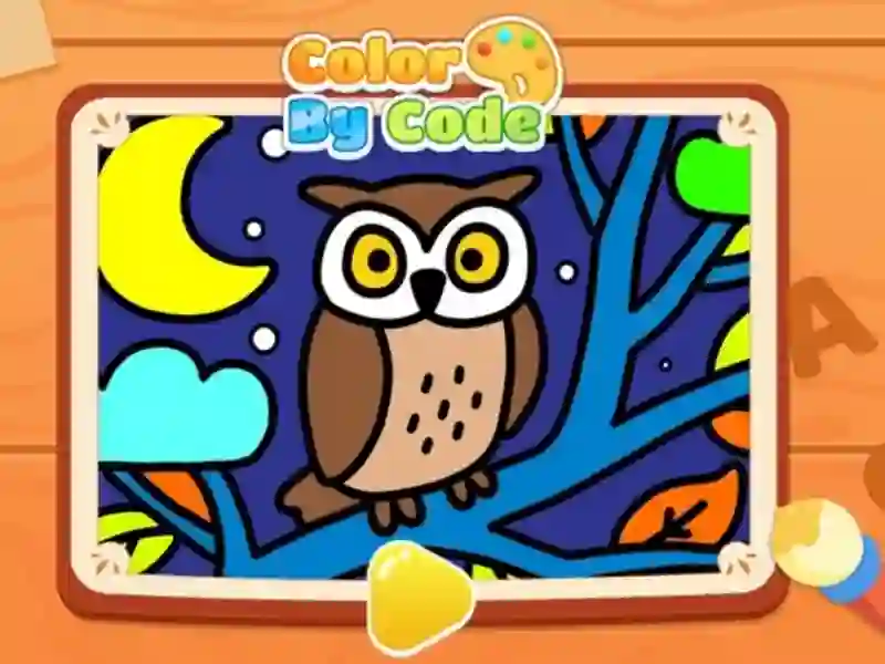 Color By Code: Night Owl — free online game