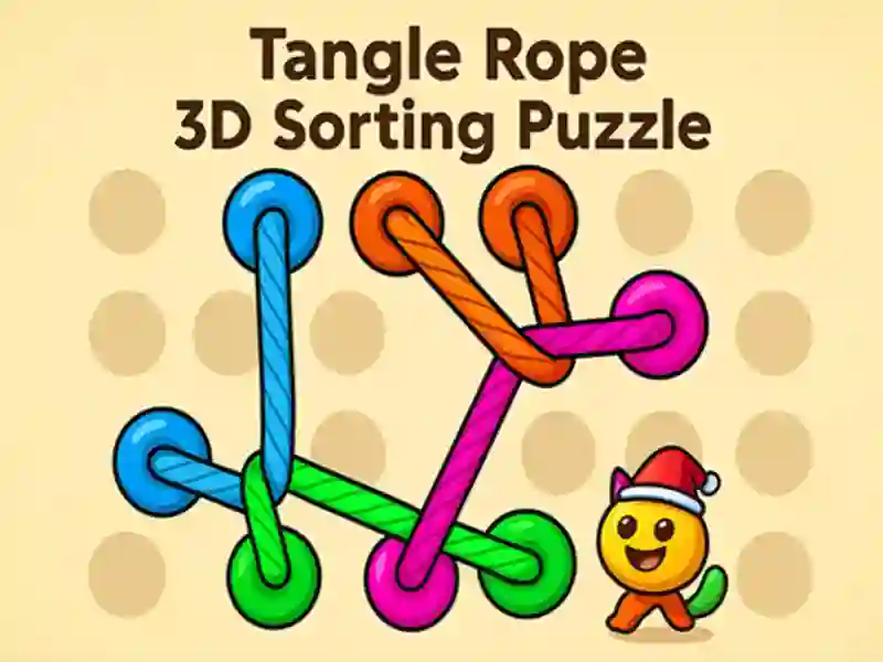 Hazel Tangle Rope 3D: Sorting Puzzle — jogo online grátis