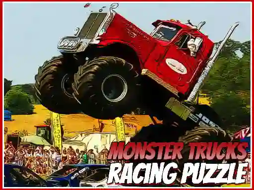 Monster Trucks Racing Puzzle — free online game