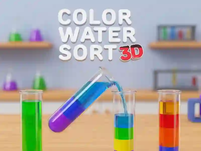 Color Water Sort 3D — permainan dalam talian percuma