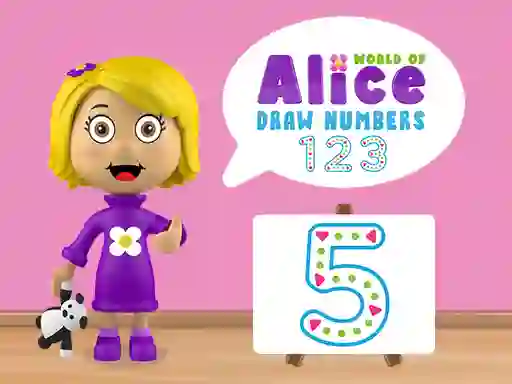 World of Alice Draw Numbers — free online game