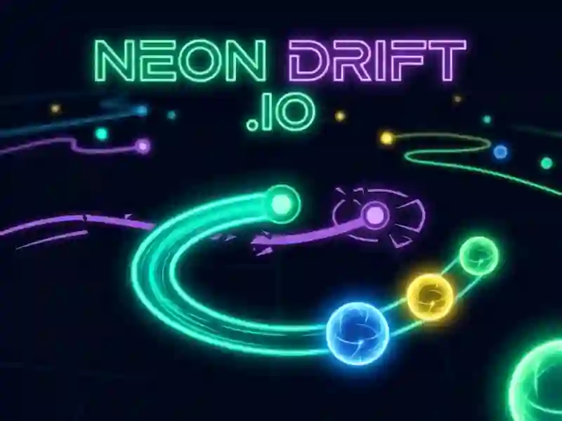 თამაში Neon Drift.io ონლაინ