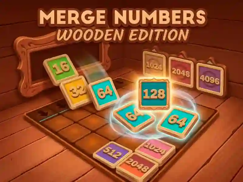 Trò chơi Merge Numbers Wooden Edition trực tuyến