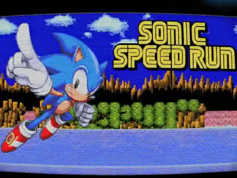 Sonic Speed Run — free online game