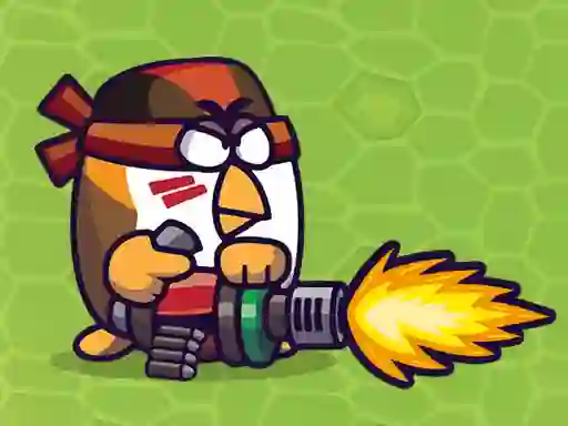 Chicken Wars Merge Guns — free online game