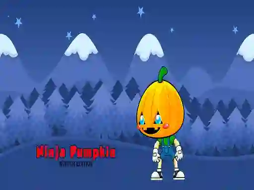 Ninja Pumpkin Winter Edition — free online game