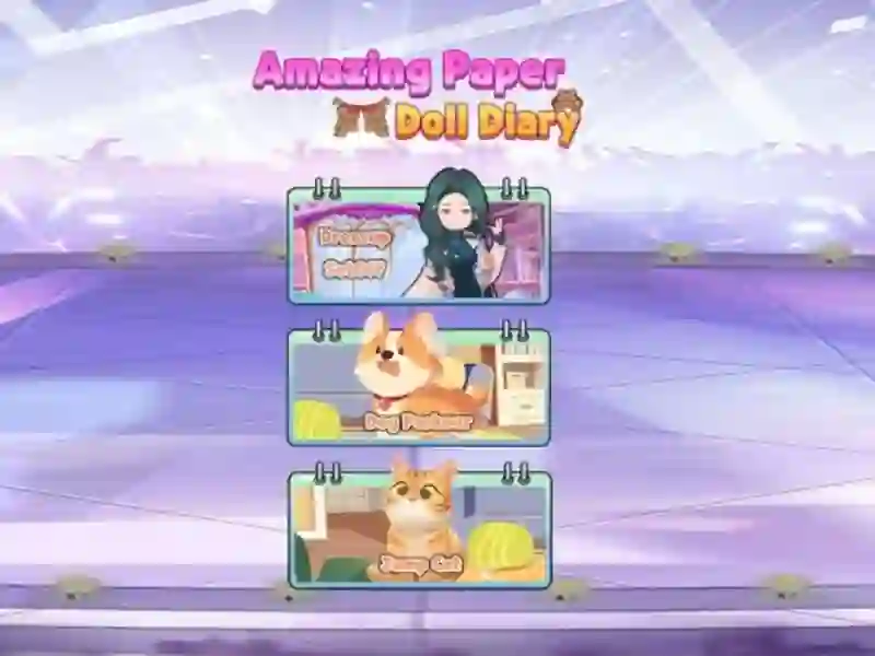 Amazing Paper Doll Diary — free online game
