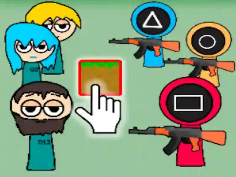 Sandbox Squid Game Create a Challenge — gioco online gratis