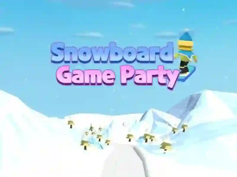 Snowboard Game Party — free online game