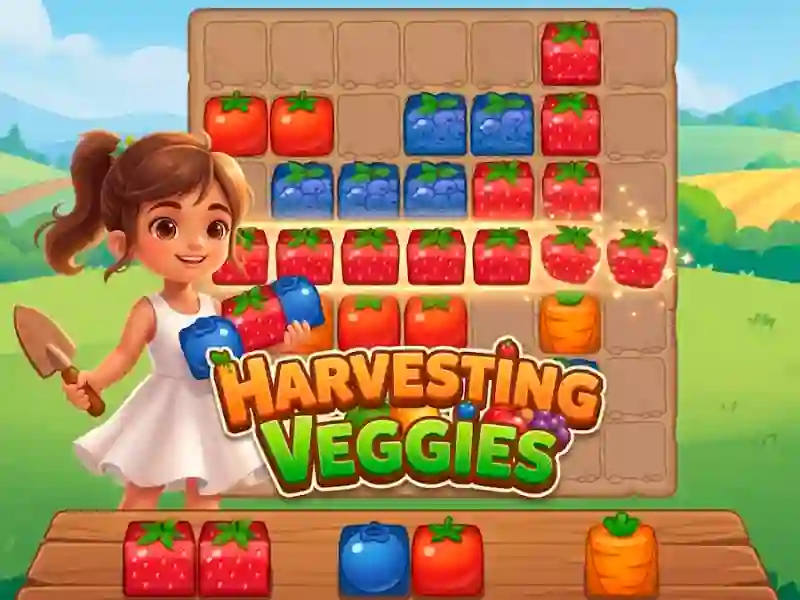 Игра Harvesting Veggies онлајн