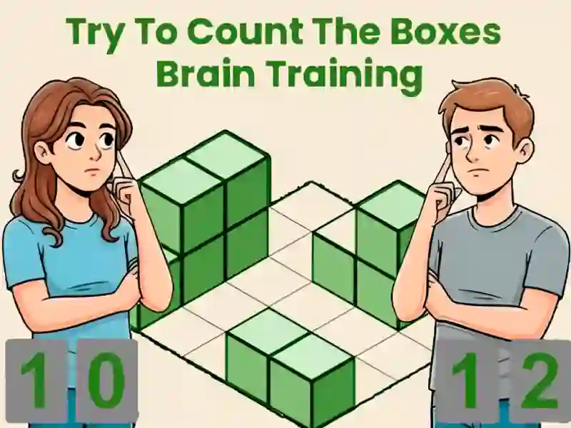 Try To Count The Boxes Brain Training — joc online gratuit