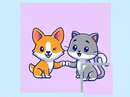 Cats and Dogs Puzzle — free online game
