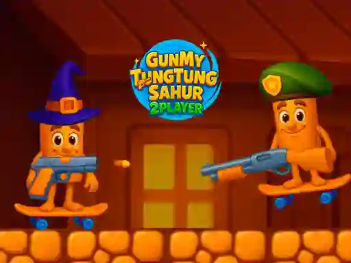 Игра Gun MyTung tung Sahur 2 Player онлайн