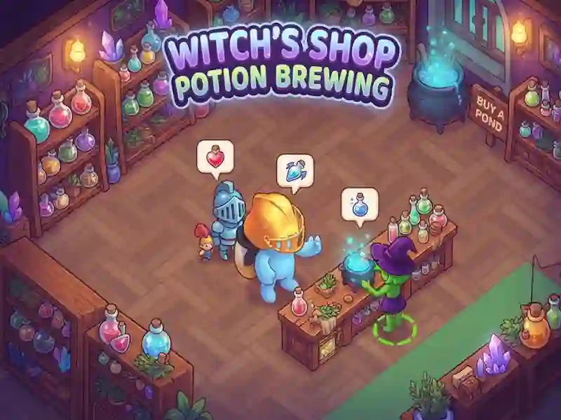 Witch's Shop Potion Brewing — gratis online spil