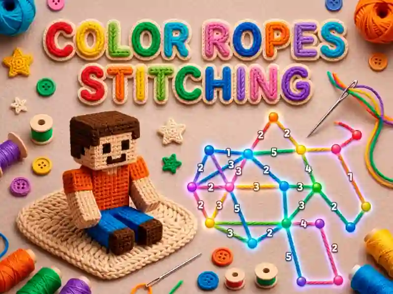Игра Color Ropes Stitching онлайн