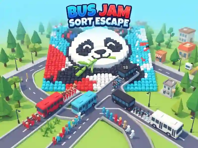 Bus Jam Sort Escape — бесплатна онлајн игра
