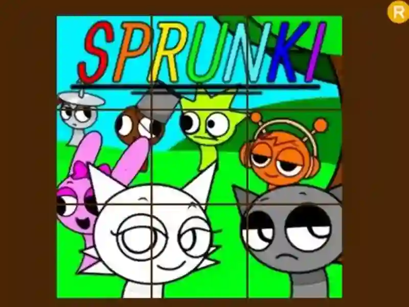 Sprunki Sliding Puzzle – tasuta veebimäng