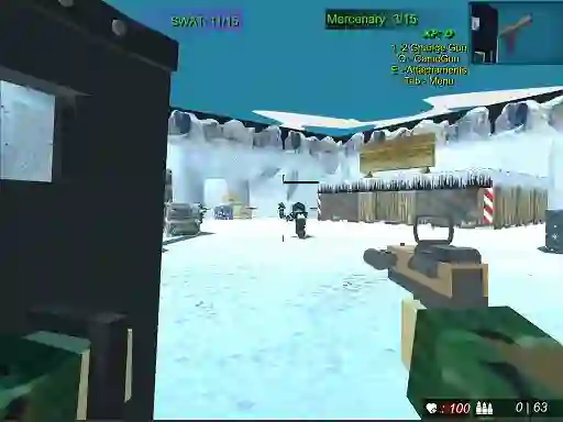 Blocky Combat Swat 2 — free online game