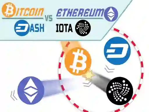 Bitcoin vs Ethereum — free online game