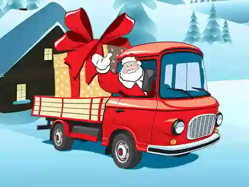 Gioco Christmas Vehicles Jigsaw in linea