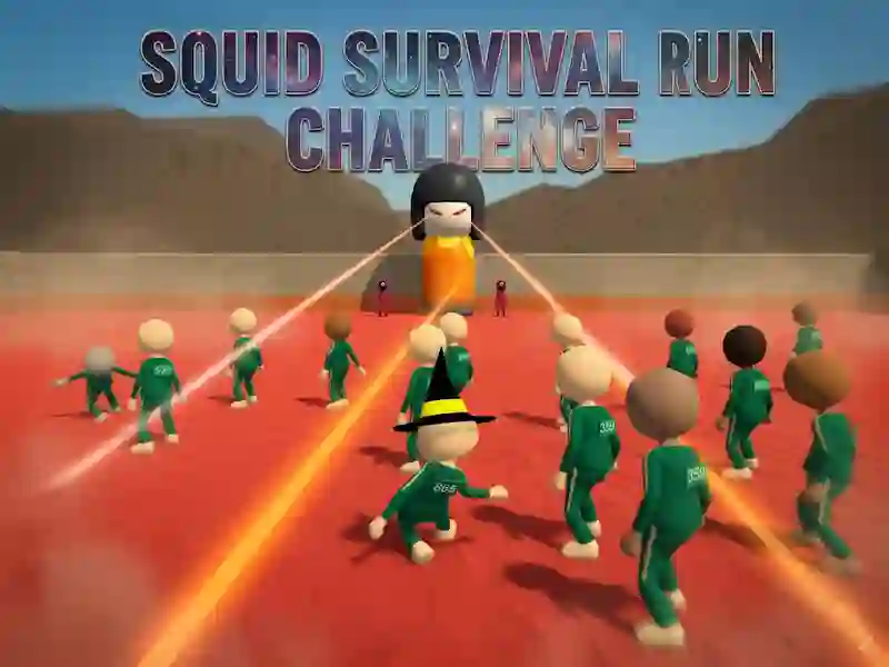 Squid Survival Run Challenge — free online game