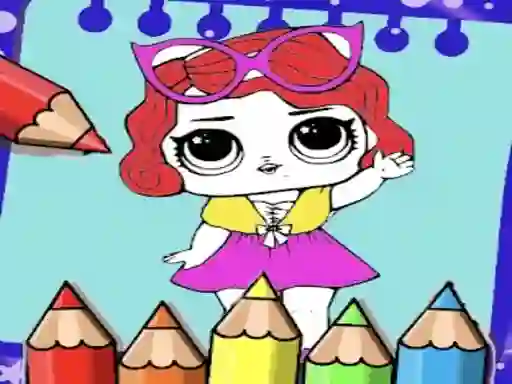 Coloring Dolls Book — free online game