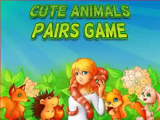Cute Animals Pairs Game — free online game