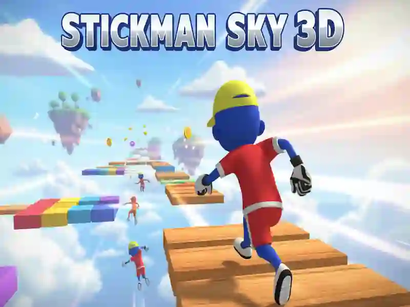 stickman sky 3D — jogo online grátis
