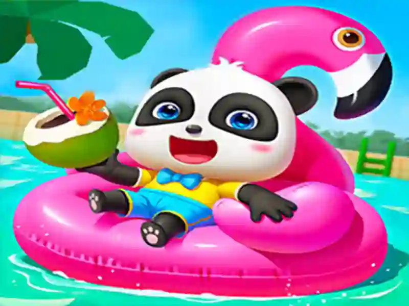 Baby Panda Summer Vacation — free online game