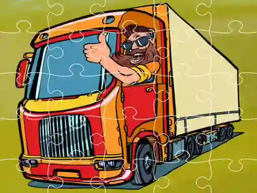 Semi Trucks Jigsaw — free online game