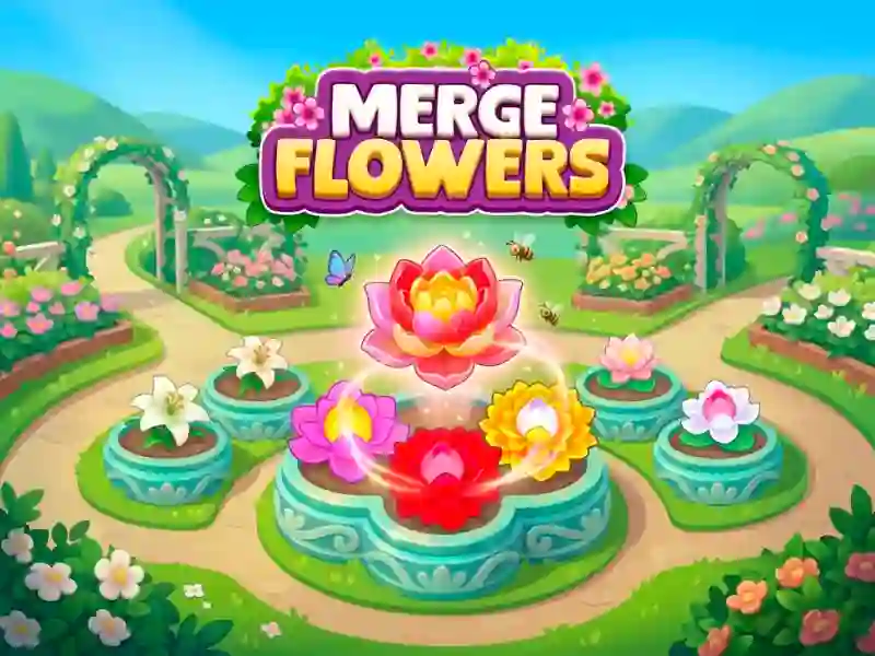 Merge Flowers — free online game