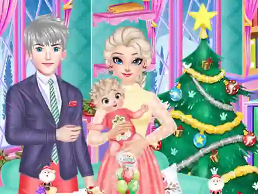 Frozen Family Christmas Preparation — free online game