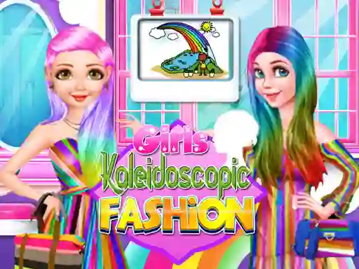 Girls Kaleidoscopic Fashion — free online game